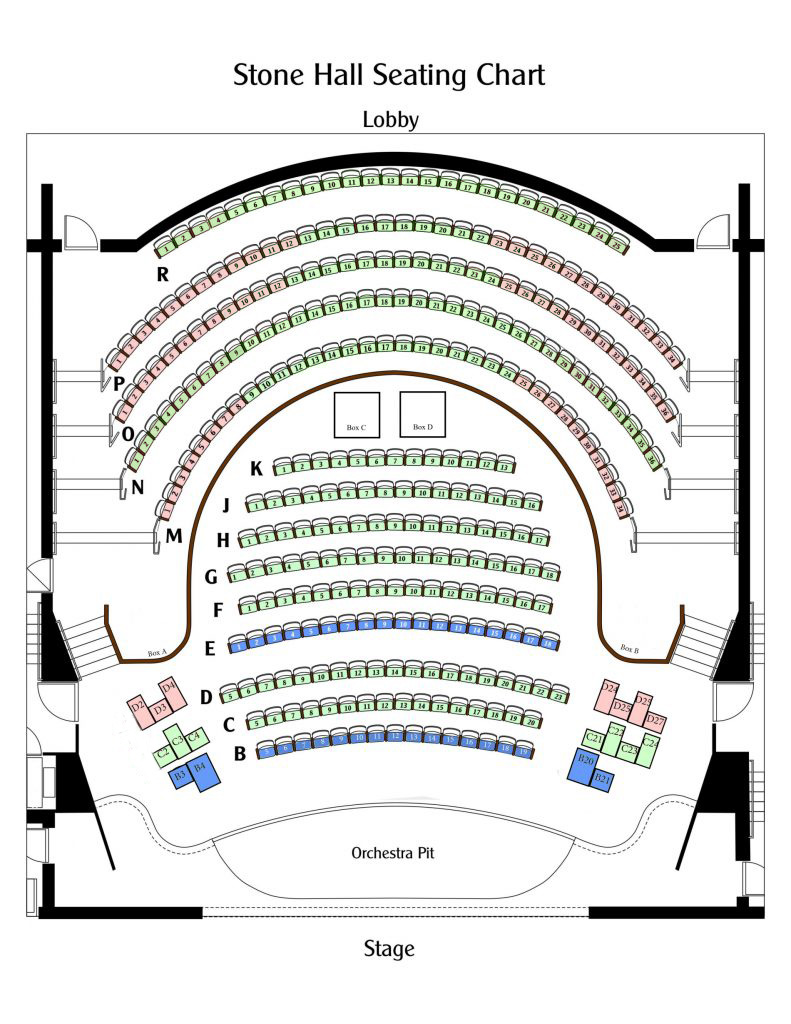 Stone Hall Seating Chart